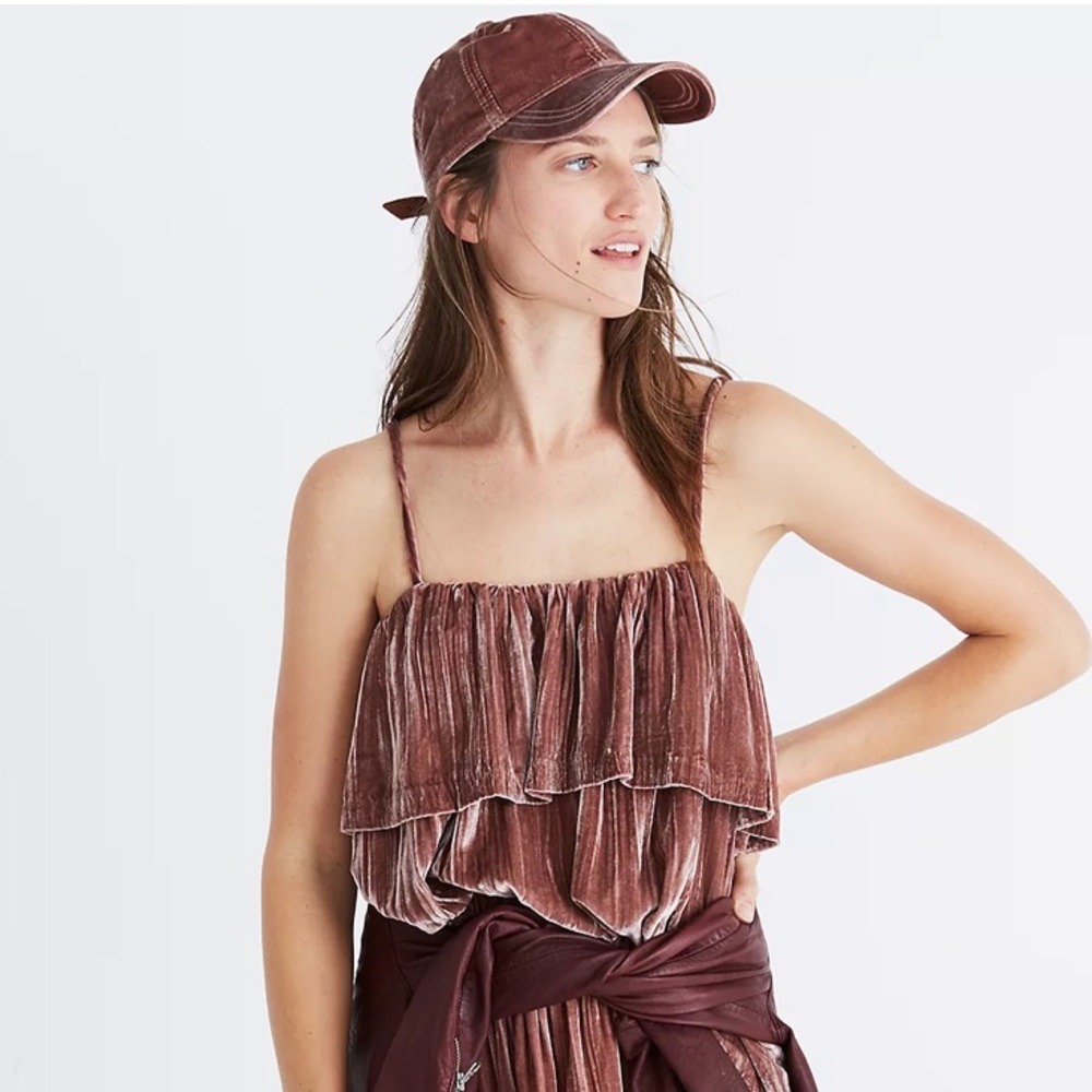 Madewell Velvet Tank Top